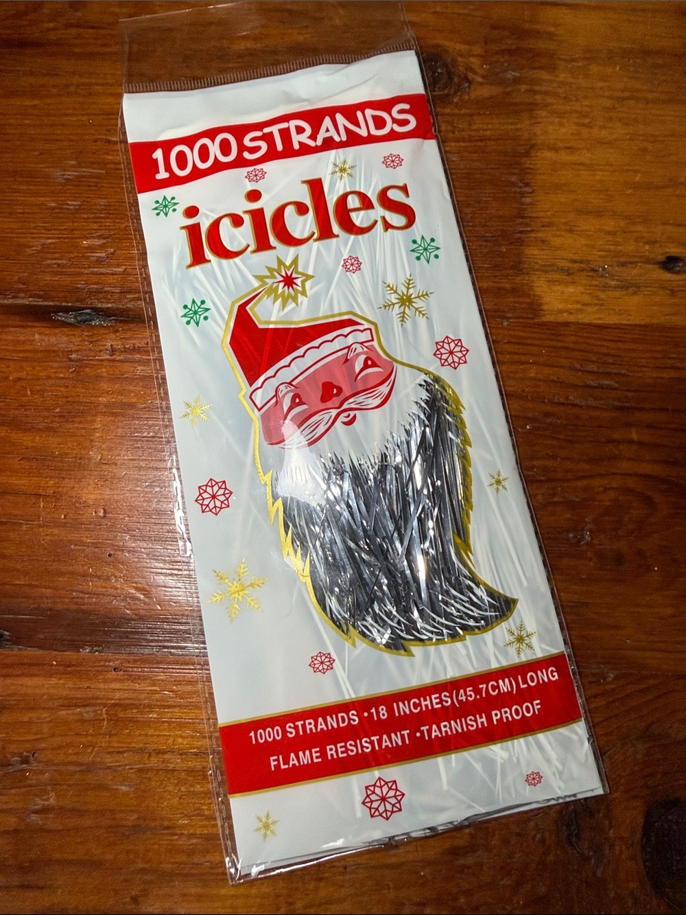 ❄️ Silver Icicles Holiday Tinsel Strands - 1000 Strands